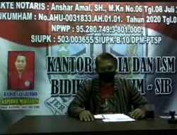 Ketua LSM BIDIK-SIB DPD Jatim Kecam Bom Bunuh Diri Di Gereja Katedral Makassar