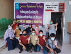 Tim Kerja Zona Integritas UPT SPF SMPN 18 Makassar Melaksanakan Rapat Sosialisasi Menuju WBK dan WBBM