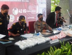 Bareskrim Polri dan Bea Cukai Berhasil Gagalkan Peredaran Narkoba, BB Puluhan Kg Sabu