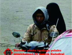 Beredar Photo terduga pelaku pengeboman di gereja katedral Makassar