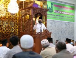 Wali Kota Danny Resmikan Lantai Satu Masjid Al Harun AR Rasyid