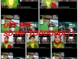 Canangkan Hari Budaya Di Tengah Pandemi, Siswa/i UPT SPF SDI Toddopuli 1 Makassar Laksanakan Virtual Zoom Bersama Wali Kota Danny