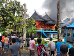 Satu Rumah di Sumpang Binangae Barru Terbakar, Dugaan Sementara Akibat Korsleting Listrik