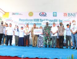 Sambutan Wabup Soppeng, Pada Saat Hadiri Acara Penyaluran KUR Tani di Tetewatu