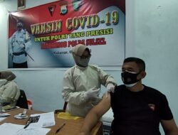 Dukung Program Pemerintah, 407 Personel Batalyon A Pelopor Makassar Jalani Vaksin Tahap II