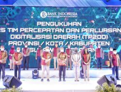 Wabup Soppeng, di Dampingi Kepala BPKPD Hadiri Acara Pengukuhan TP2DD Provinsi Sulsel