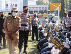 Ciptakan Situasi Aman dan Kundusif Polres Soppeng Gelar  Apel Pasukan Ops Keselamatan 2021