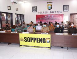 Kapolres Soppeng Bersama Wakil Bupati dan Unsur Forkopimda Hadiri Launching Sim Nasional Presisi