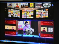 Ketua Korcab VI DJA II Hadiri Peringatan Puncak HUT KE-57 Dharma Pertiwi Secara Virtual