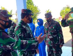 Danlantamal VI Sambut Kedatangan Wakasal di Makassar