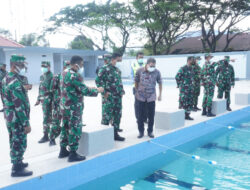 Wakasal Tinjau Fasilitas Satdik 2 TNI AL Di Mako Lantamal VI