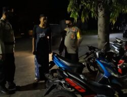 Beri Rasa Aman Warga, Kapolsek Lalabata AKP SYAMSUDDIN, Bersama Personil Lakukan Patroli sholat tarwih  BN Online,Soppeng—Kapolsek