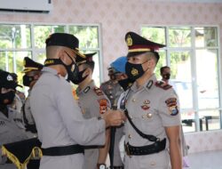 Polres Soppeng Gelar Upacara Sertijab Wakapolres, Kasa Reskrim dan Kasat Narkoba Polres Soppeng