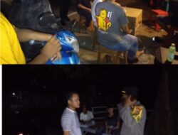 Hindari Terjadinya Gangguan Kamtibmas, Kapolsek Donri-Donri Pimpin Personil Lakukan Patroli