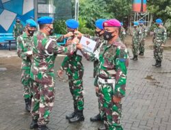 Dukung Larangan Mudik, Pomal Lantamal VI Apel Khusus Pam Lebaran dan Pembentukan Satgassus Covid-19