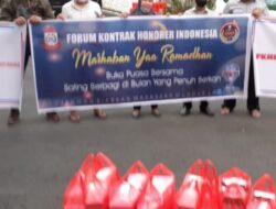 Forum Kontrak Honorer Indonesia Pemkot Makassar Berbagi Paket Takjil