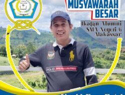 Rudianto Lallo Siap Maju Nahkodai IKA SMAN 6 Makassar