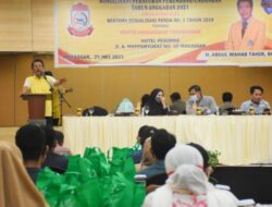 Dewan Gelar Sosialisasi Perda Pendidikan di Hotel Pessona, Wahab Tahir  : Perda Ini Perlu Direvisi