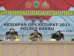 Simak Strategi Pemda Barru Dukung Sukses Operasi Ketupat 2021