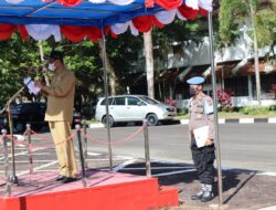 Bupati Barru Pimpin Apel Gelar Pasukan Operasi Ketupat Semeru Tahun 2021