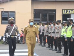 Pemkab Soppeng Gelar Apel Pasukan Operasi Ketupat di Lapangan Mapolres Soppeng