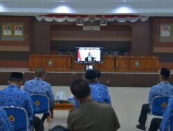 Bupati Jeneponto Gelar Teleconfrence dengan Plt Gubernur Sulsel