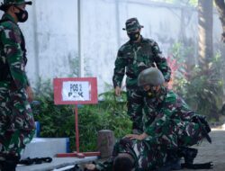 Bak Adegan Film Perang Latihan Jurit Tangkas Prajurit Yonmarhanlan VI