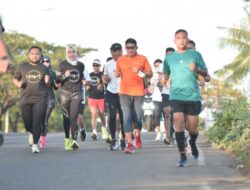 Jelajahi Makassar, Menparekraf RI Sandiaga Uno Lari Bersama NRVC Club