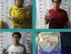 Tiga Terduga Pelaku Penyalahgunaan Narkotika Jenis Shabu Diamankan Tim Opsnal Polres Barru