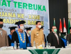 Bupati Barru Hadiri Wisuda Sarjana ke XXlll STKIP Muhammdiyah