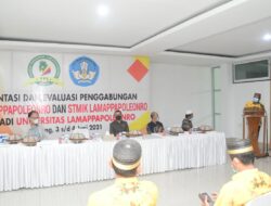 Bupati Soppeng Hadiri Kegiatan Pelaksanaan Visitasi Penggabungan STIE-STIMIK Lamappapoleonro Menjadi Universitas