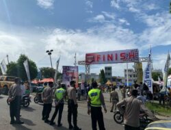 Puluhan Personil Polres Soppeng Turun Amankan, Kegiatan Jelajah Bumi Latemmamala