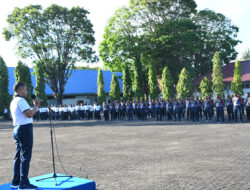 Sebelum Olahraga Pagi, Wadan Lantamal VI Beri Motivasi Kepada Personel Lantamal VI