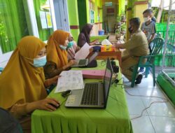 Tetap Layani PPDB Secara Langsung, UPT SPF SDN Mongisidi III Makassar Terapkan Prokes Ketat   