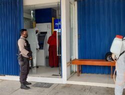 Rangkaian HUT Bhayangkara Ke-75, Polres Pasangkayu Sterilkan Beberapa Rumah Ibadah dan Tempat Layanan Publik