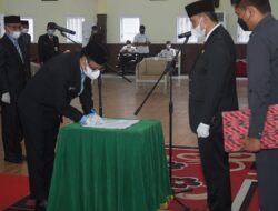 Bupati Wajo Melantik Sekertaris Daerah (Sekda) Kab. Wajo Atas Persetujuan Plt Gubernur