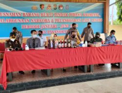 Sambut HUT Bhayangkara, Polres Pasangkayu Musnahkan BB 6 Bulan Terakhir