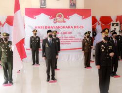 Hadiri HUT Bayangkara Ke-75, Bupati Sampaikan Selamat dan Apresiasi Polres Barru Dalam Penanganan Covid-19