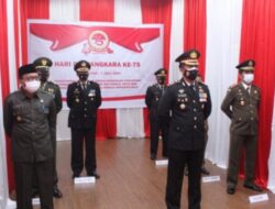 Peringatan Hari Bhayangkara Ke- 75, Pj. Sekda Touna Hadiri Upacara Secara Virtual di Polres Touna