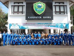 Lepas Tim Pra Porda Bola Voli Kabupaten Barru, Bupati Barru Titip Pesan Ini