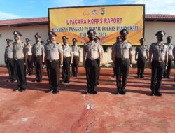 Dinilai Layak, 29 Personil Polres Pasangkayu Naik Pangkat