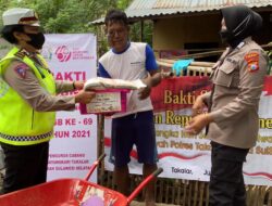 Ketua Bhayangkari Takalar Baksos Fakir Miskin dan Yatim Piatu