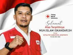 Islam Iskandar Terpilih Secara Aklamasi Pimpin PMI Jeneponto