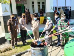 Musnahkan BB Tindak Kriminal Umum, Kejari Pasangkayu Berharap Pengedaran Narkoba Dapat Lebih Ditekan