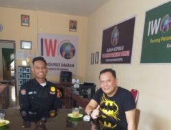 Paur Humas Polres Soppeng Silaturahmi ke Ketua IWO Soppeng