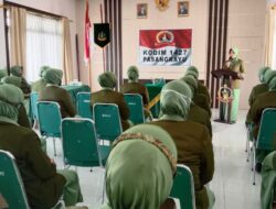 Persit KCK Cabang LXVI 1427/Pky Adakan Pelepasan Ny Evi Andi Ismail