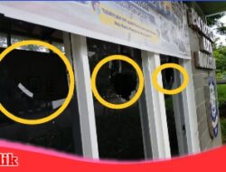 Pos Satpol PP di Taman Gajah Metro Tanjung Makassar Dirusak, Beberapa Kaca Bolong