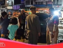 Tim Gabungan Satgas Raika Kecamatan Ujung Tanah Gelar Patroli dan Mengurai Kerumunan Warga