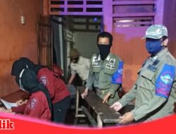 Mengurai Kerumunan dan Sita Barang Bukti Saat Gelar Patroli Gabungqn Tim Satgas Raika Kecamatan Ujung Tanah