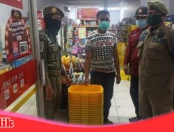 Tim Satgas Raika Kecamatan Ujung Tanah Gelar Patroli Gabungan Antisipasi Kerumunan dan Menyita BB Pedagang